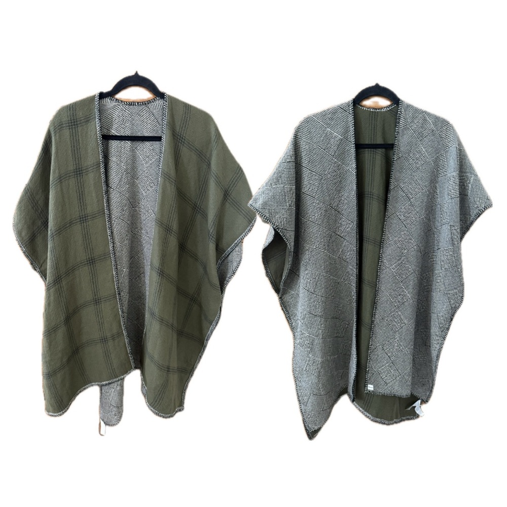 NWT Madewell Reversible Boho Poncho, Sweater